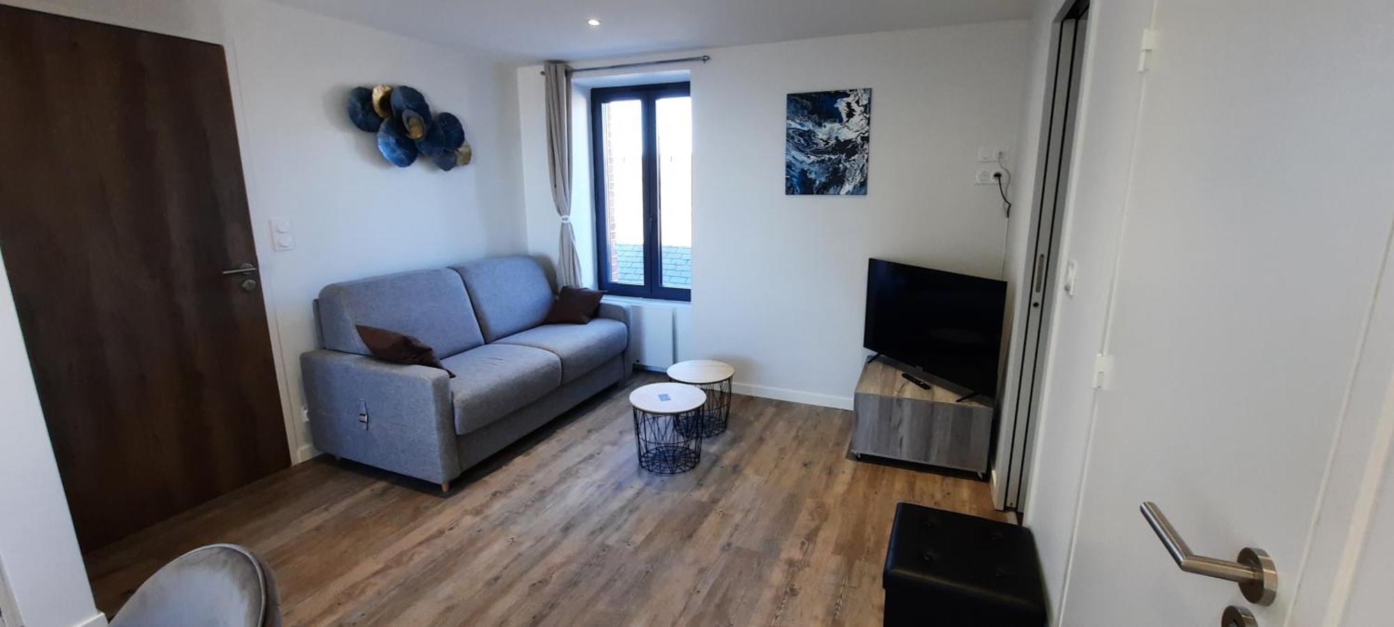 Les Appartements De La B Saint-Benoit-des-Ondes Luaran gambar